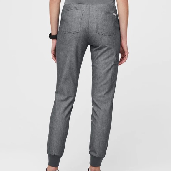 women's Graphite Casma - Scrub Top - L & Tall Jogger Scrub Pants - XL - Picture 4 of 7